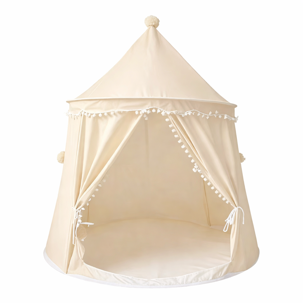 Tente d'intérieur pour enfants beige