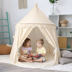 Tente d'intérieur pour enfants beige