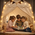 Tente de jeu pour enfants Crème