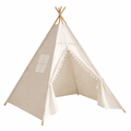 Tipi enfants d'intérieur beige