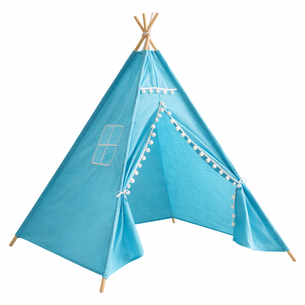 Tipi enfants d'interieur Bleu