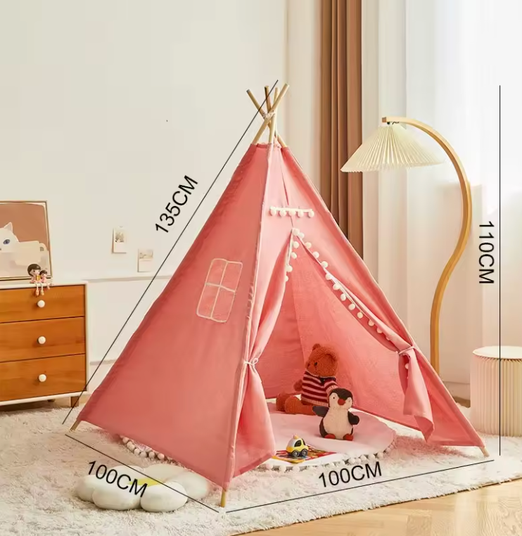 Tipi enfants d'interieur Rose