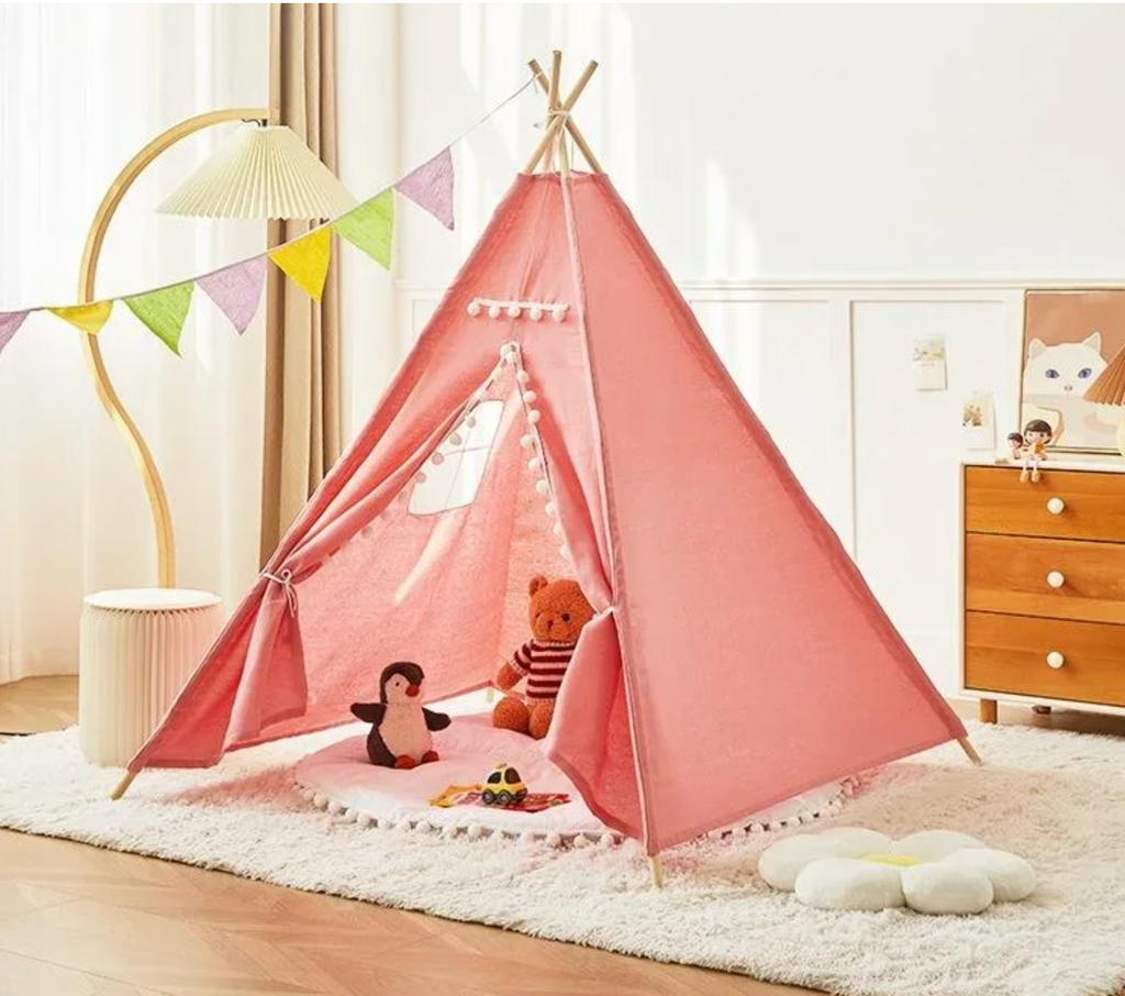 Tipi enfants d'interieur Rose