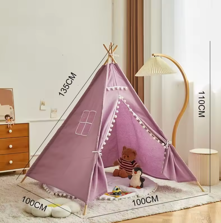 Tipi enfants intérieur Violet